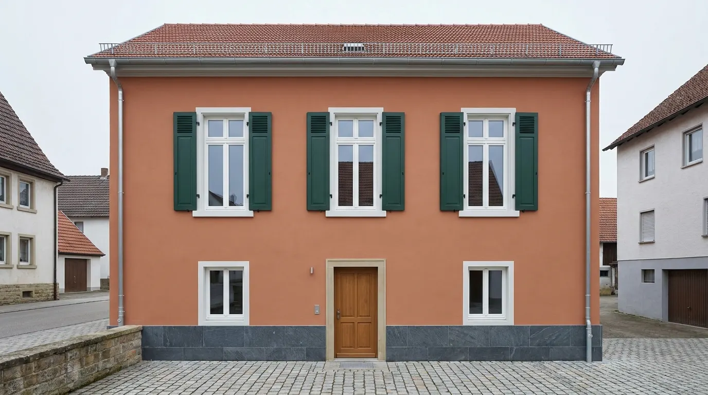 Fassade nach der Sanierung
