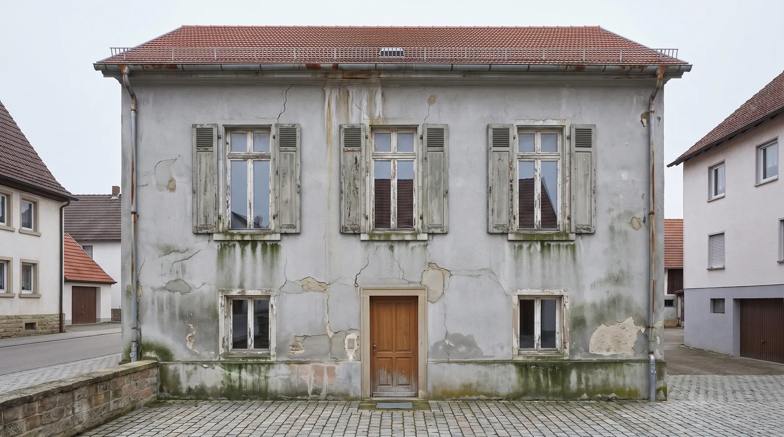 Fassade vor der Sanierung